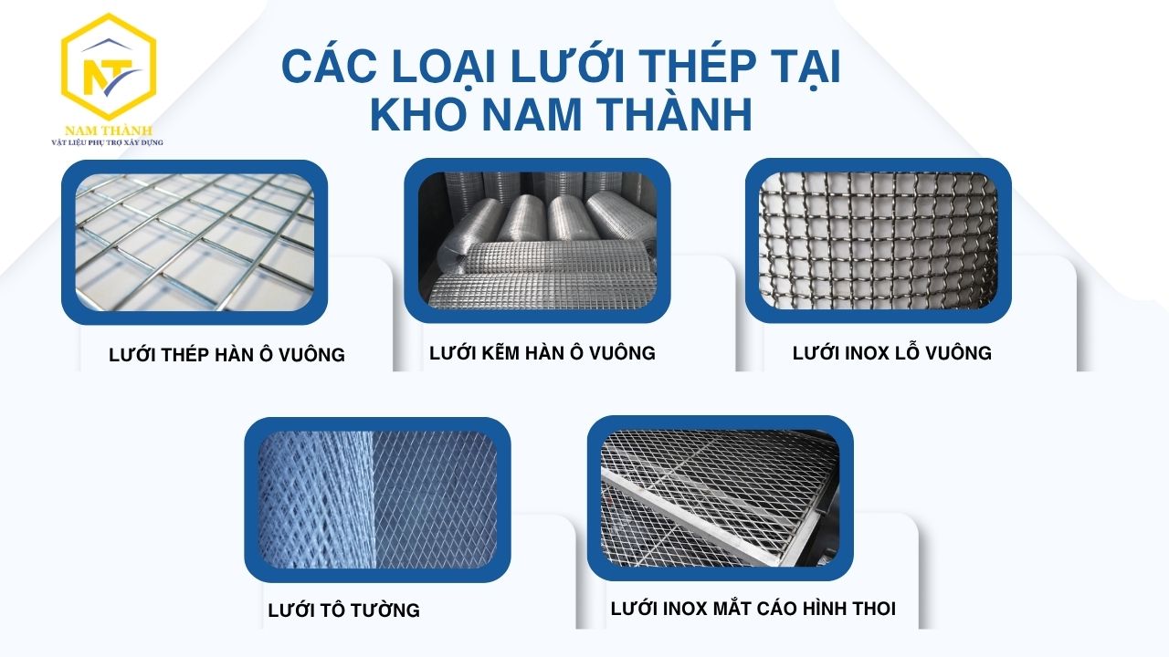 Các loại lưới thép tại Nam Thành
