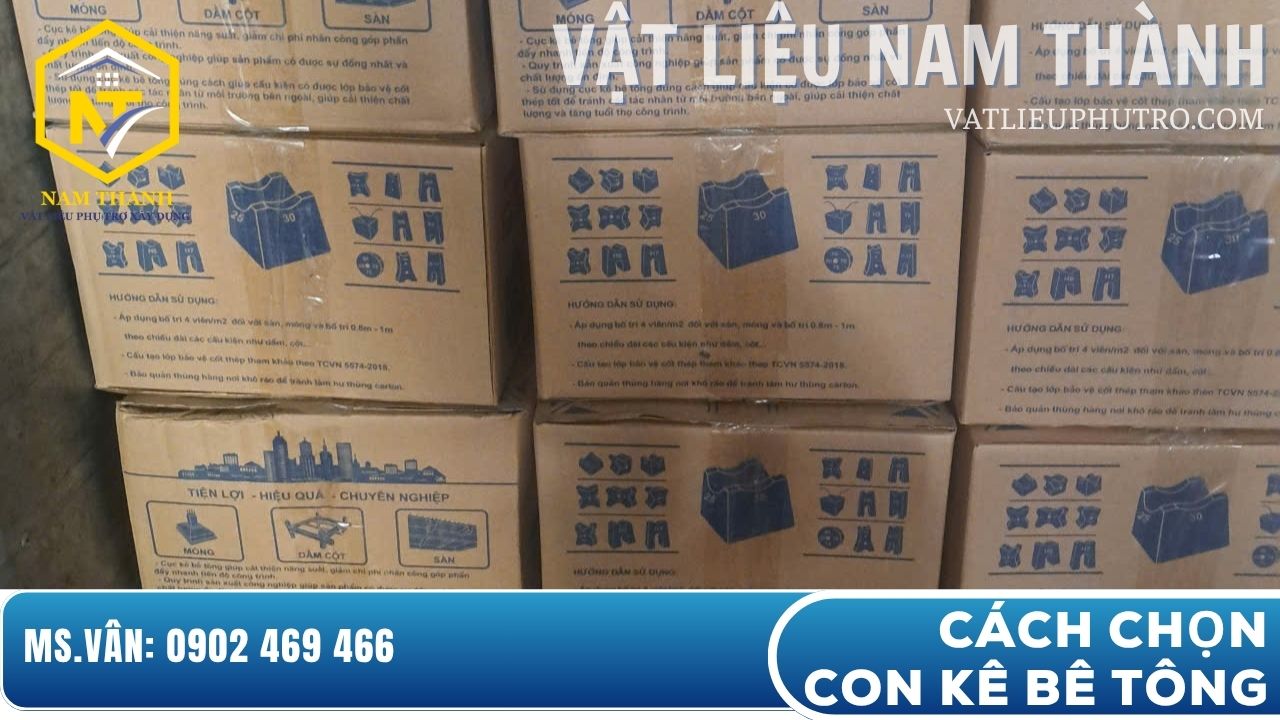 Cách chọn con kê bê tông