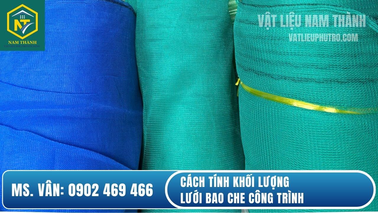 Cách tính khối lượng lưới bao che