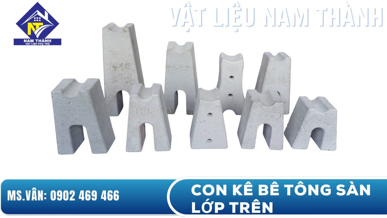 con kê thép sàn lớp trên
