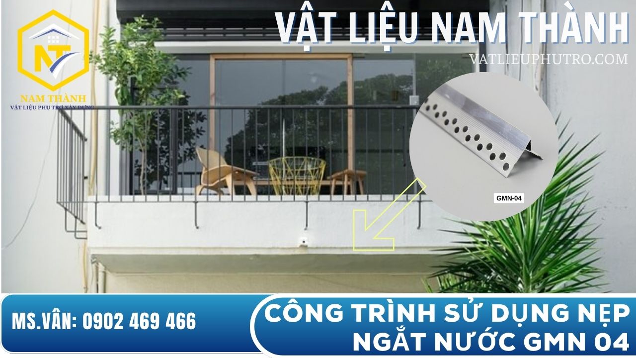 Công trình sử dụng nẹp ngắt nước bằng nhôm GMN 04