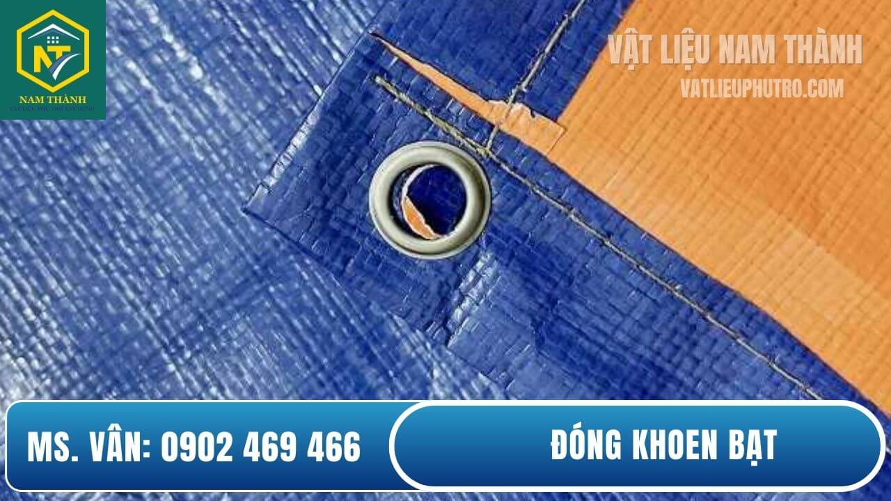 Quy trình đóng khoen bạt