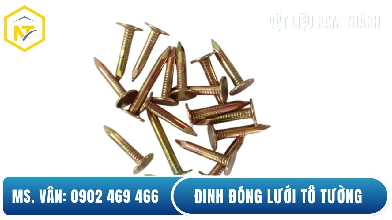 Đinh đóng lưới trát tường