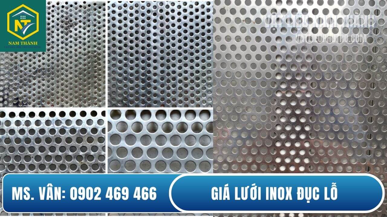 Giá lưới inox đục lỗ 304