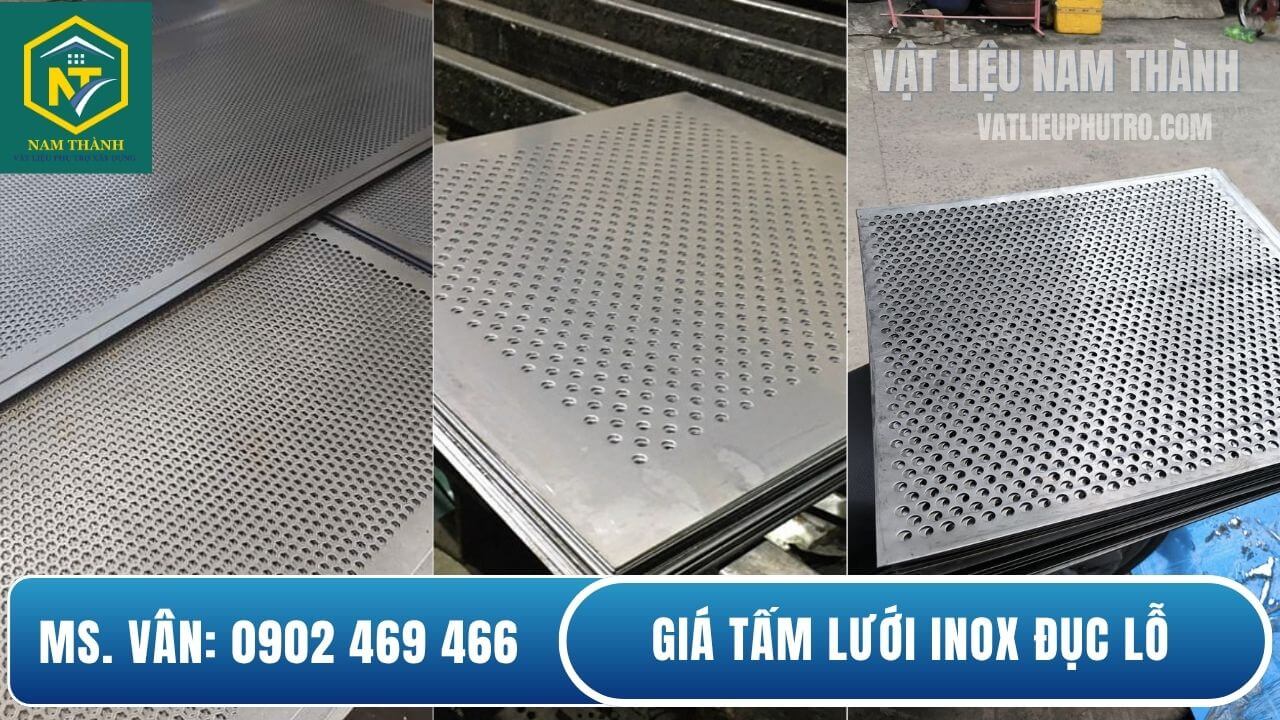 Giá tấm lưới inox đục lỗ rẻ