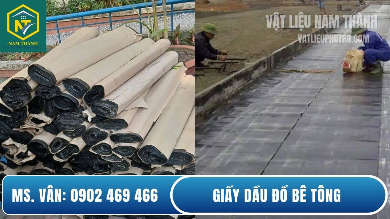 Giấy dầu đổ bê tông