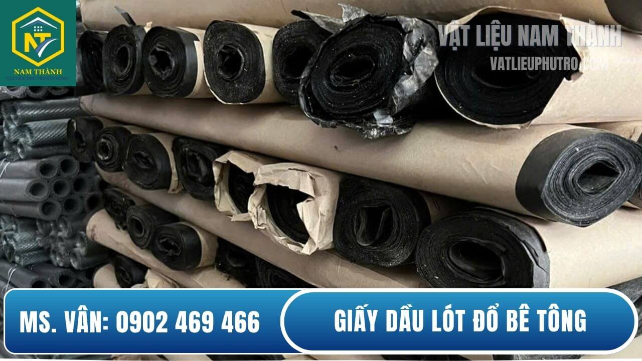 Giấy dầu lót đổ bê tông