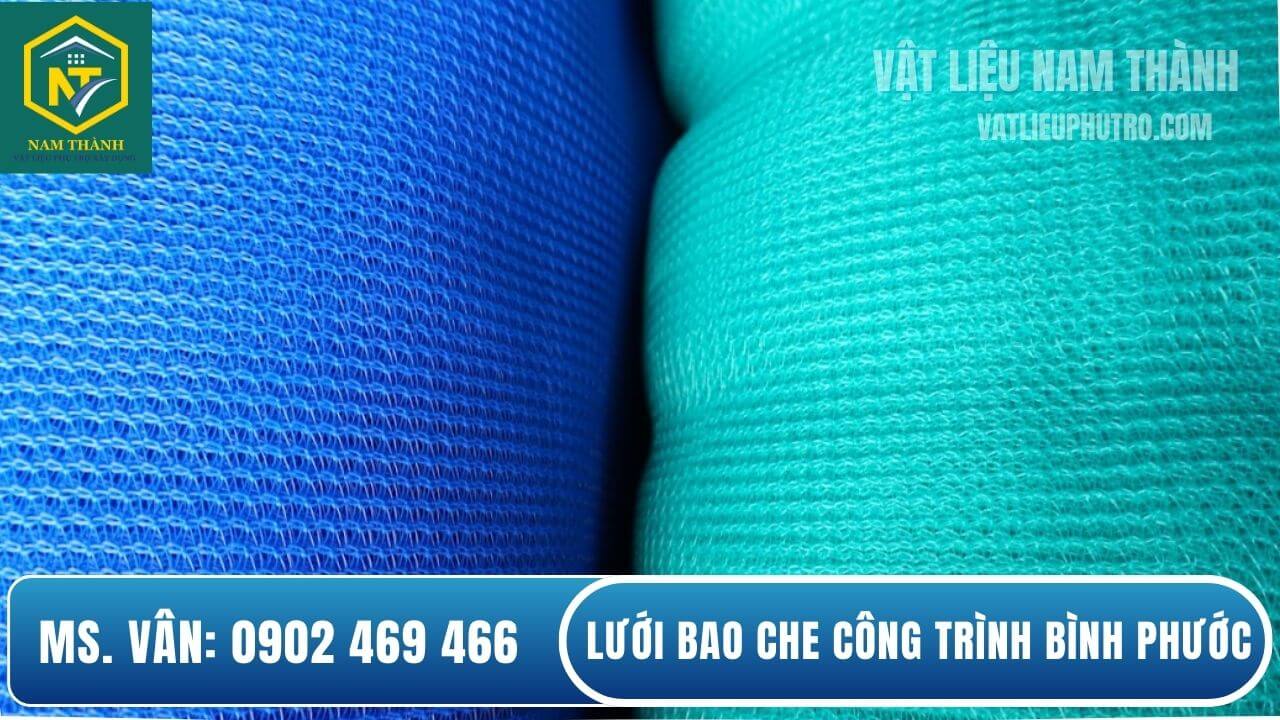 Lưới bao che công trình Bình Phước
