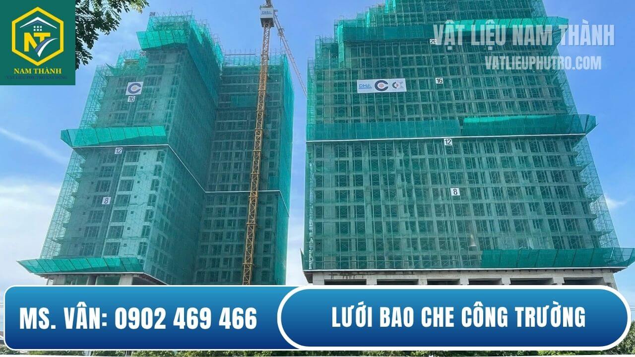 Lưới bao che công trường