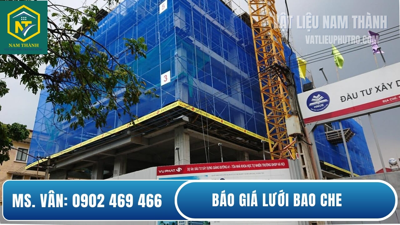 Lưới bao che công trình giá tốt