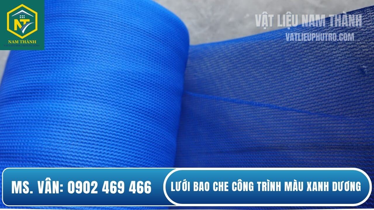 Lưới bao che màu xanh dương