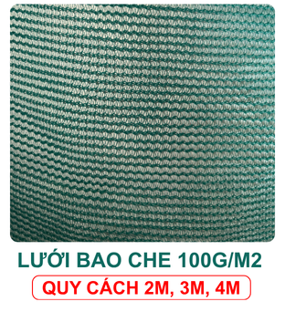 Lưới bao che màu xanh lá 100g