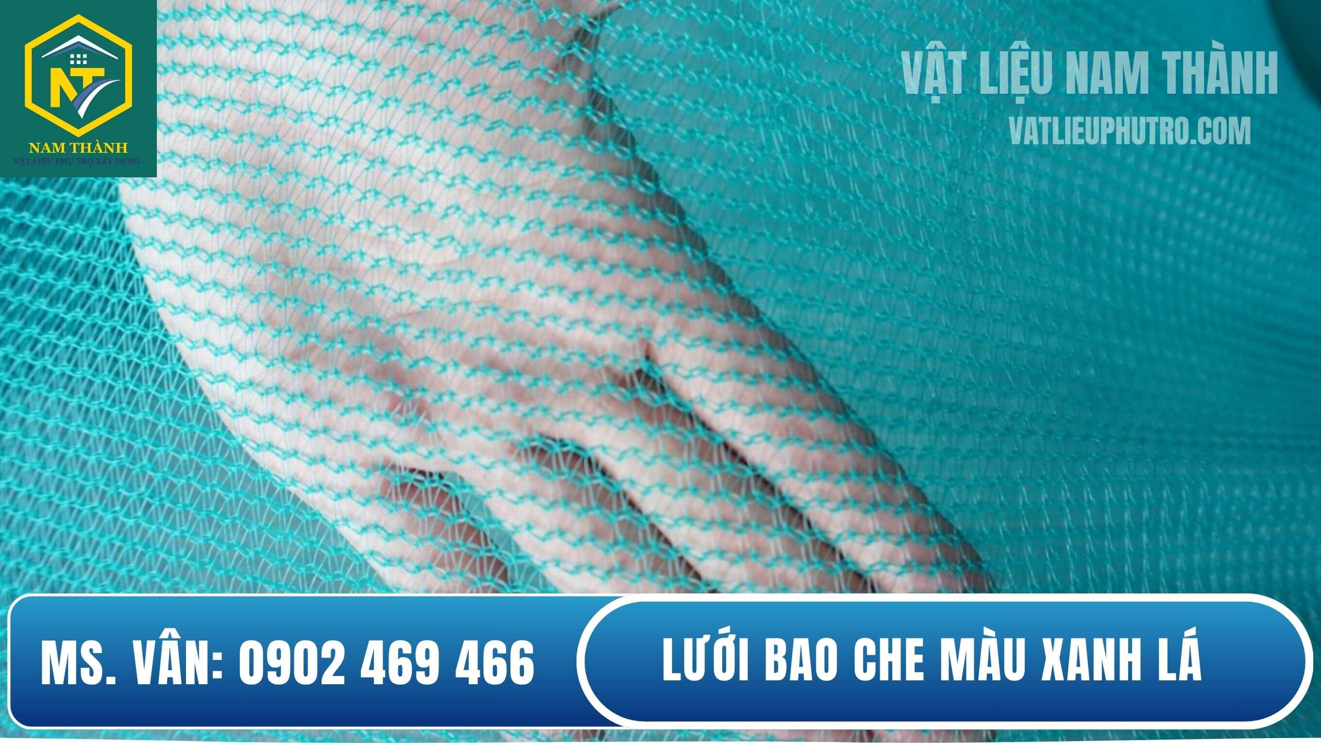 Lưới bao che màu xanh lá