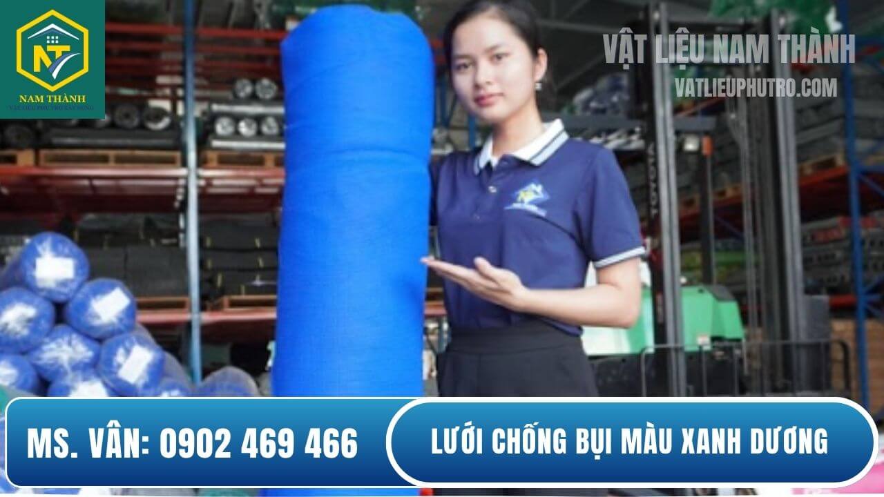 Lưới bao che xanh dương