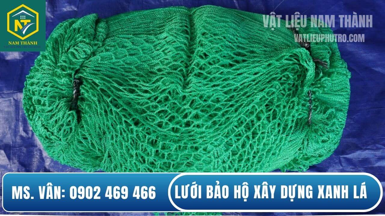 Lưới bảo hộ xây dựng xanh lá