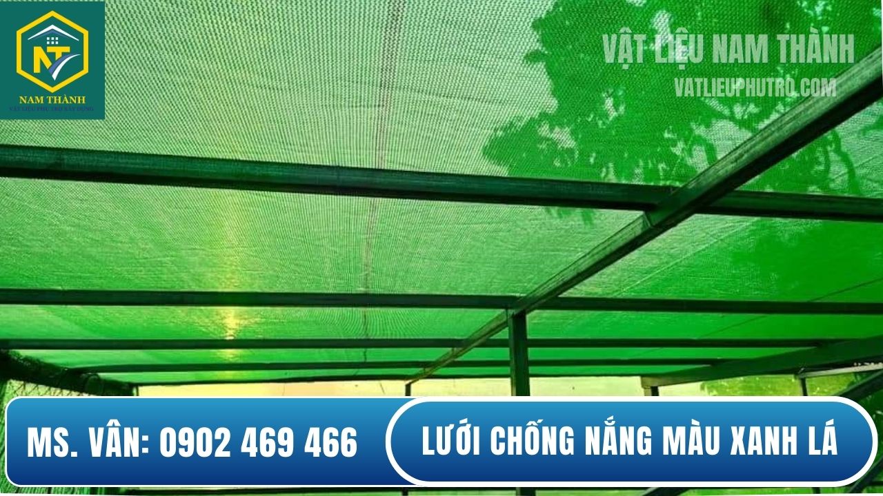 Lưới cắt nắng màu xanh lá