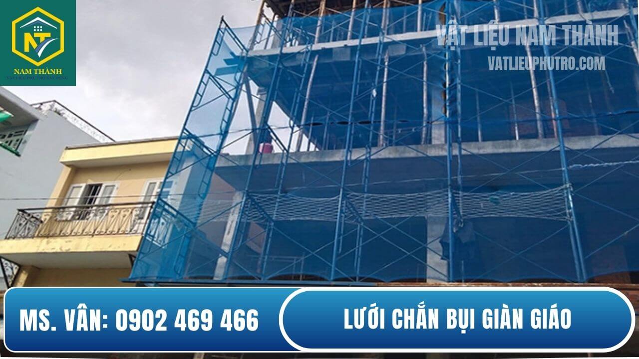 Lưới chắn bụi giàn giáo