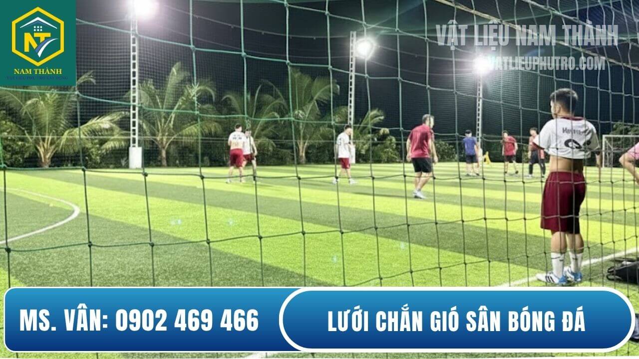 Lưới chắn gió sân bóng đá