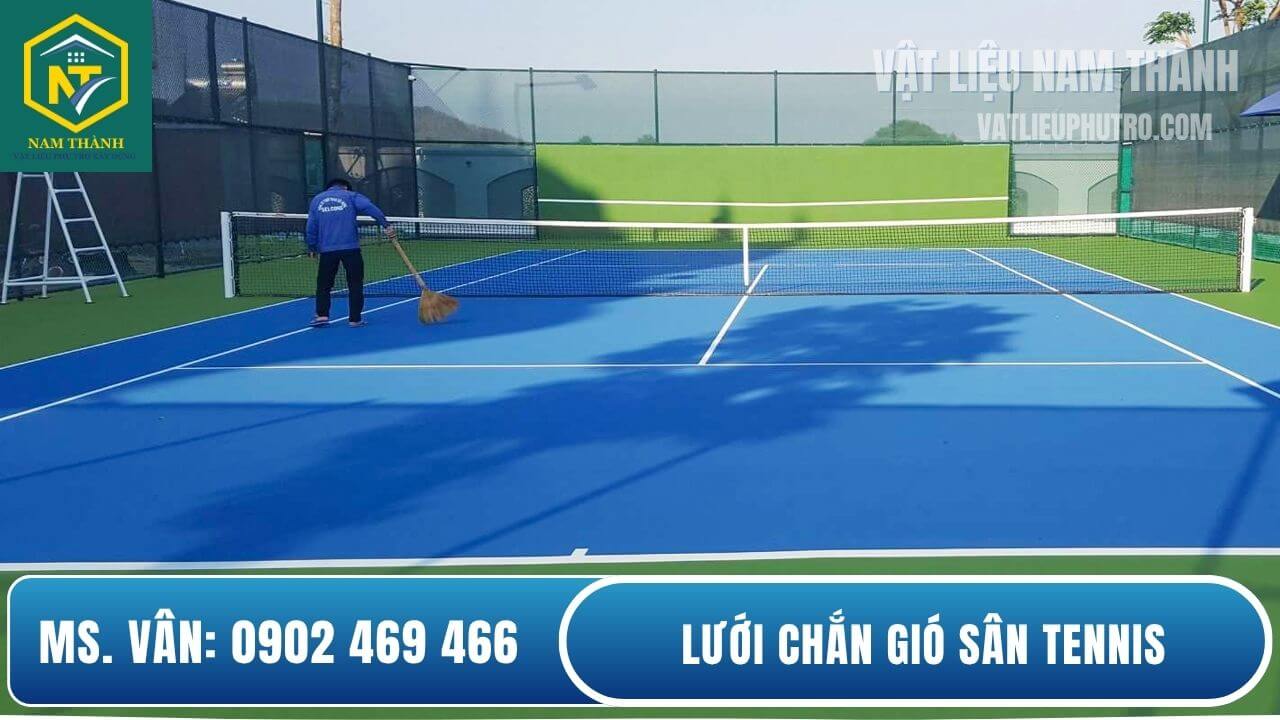Lưới chắn gió sân tennis