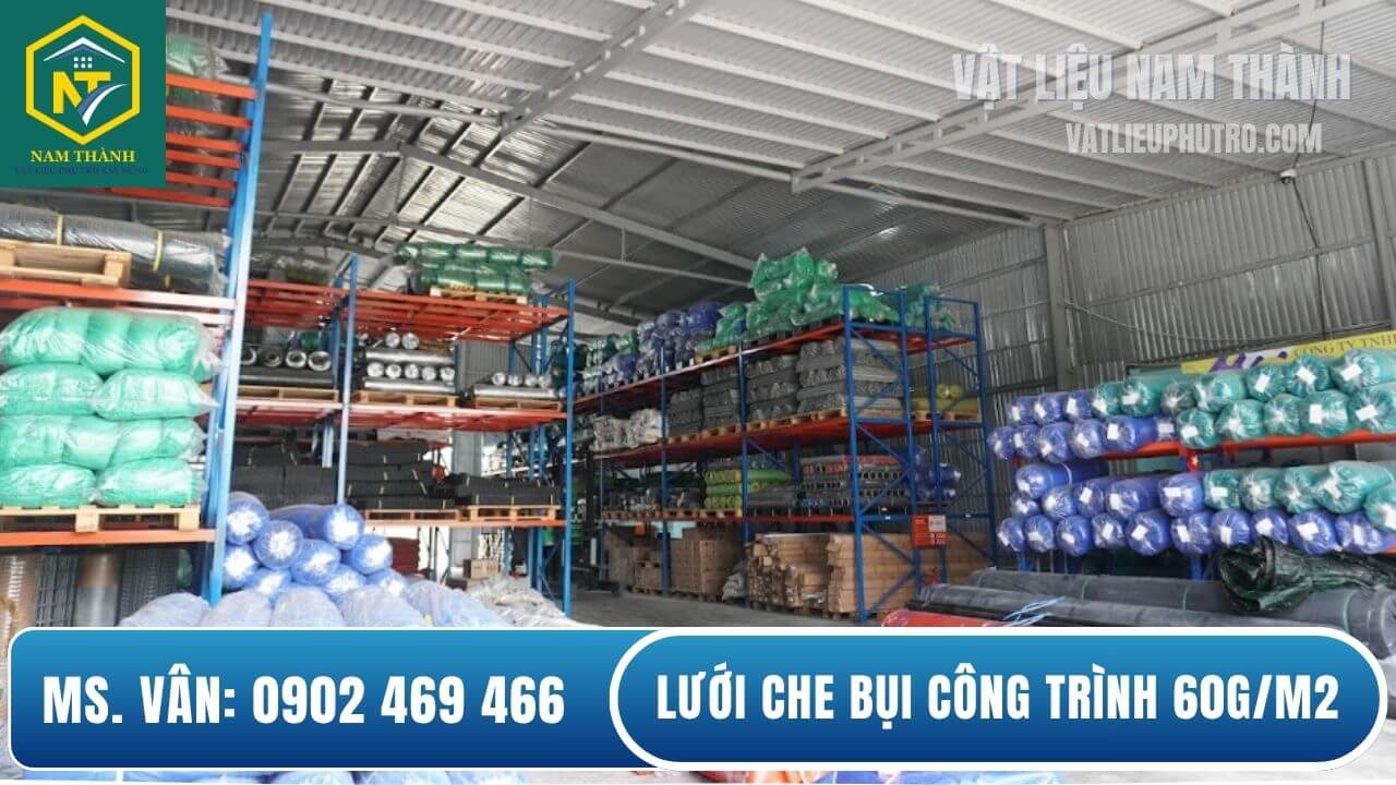Lưới bao che công trình 60g/m2
