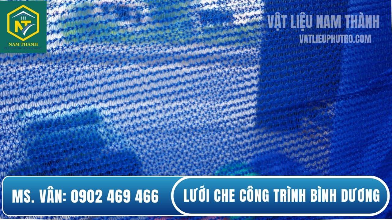 Lưới bao che công trình Bình Dương