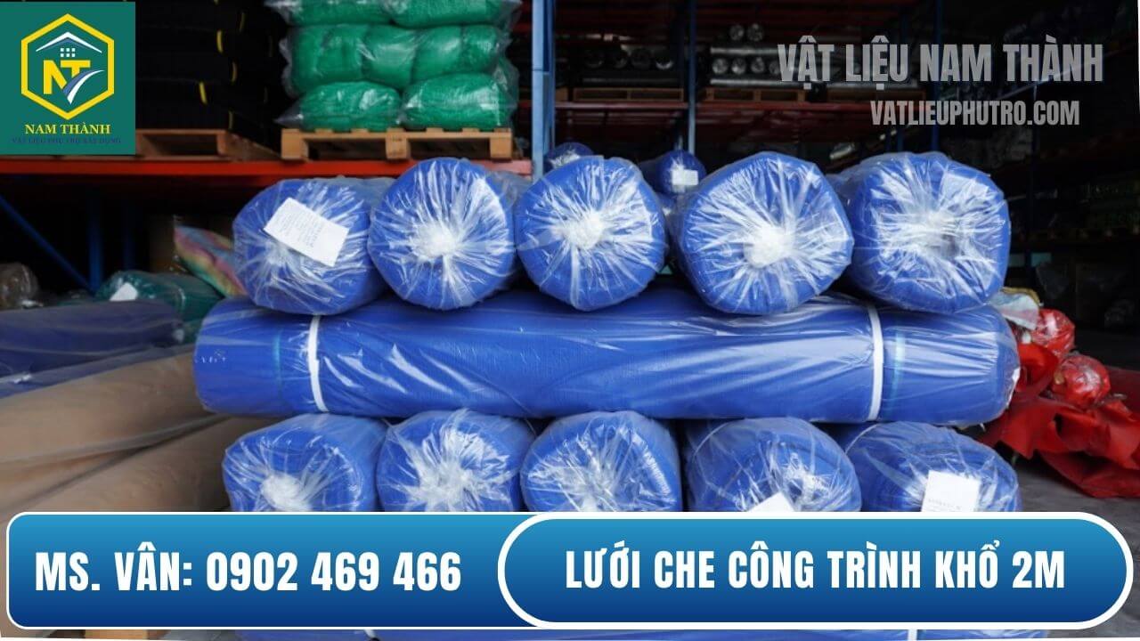 Lưới che công trình khổ 2m
