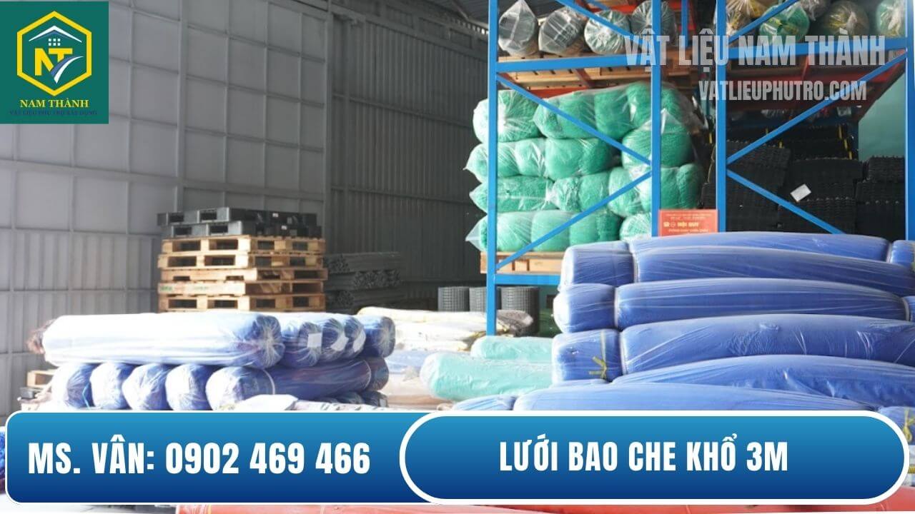 Lưới che công trình khổ 3m