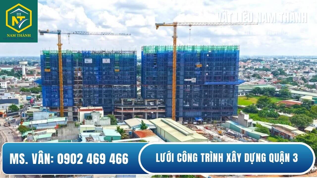 Lưới che công trình quận 3