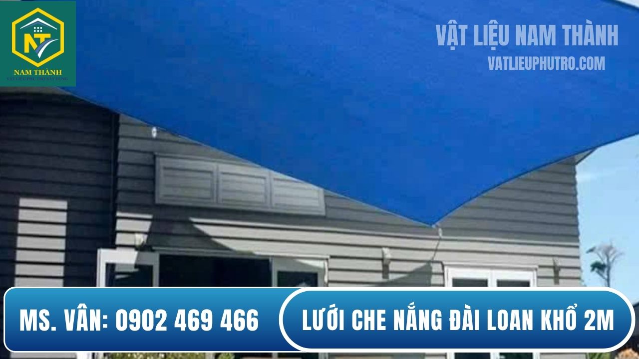 Lưới che nắng Đài Loan sợi tròn khổ 2m