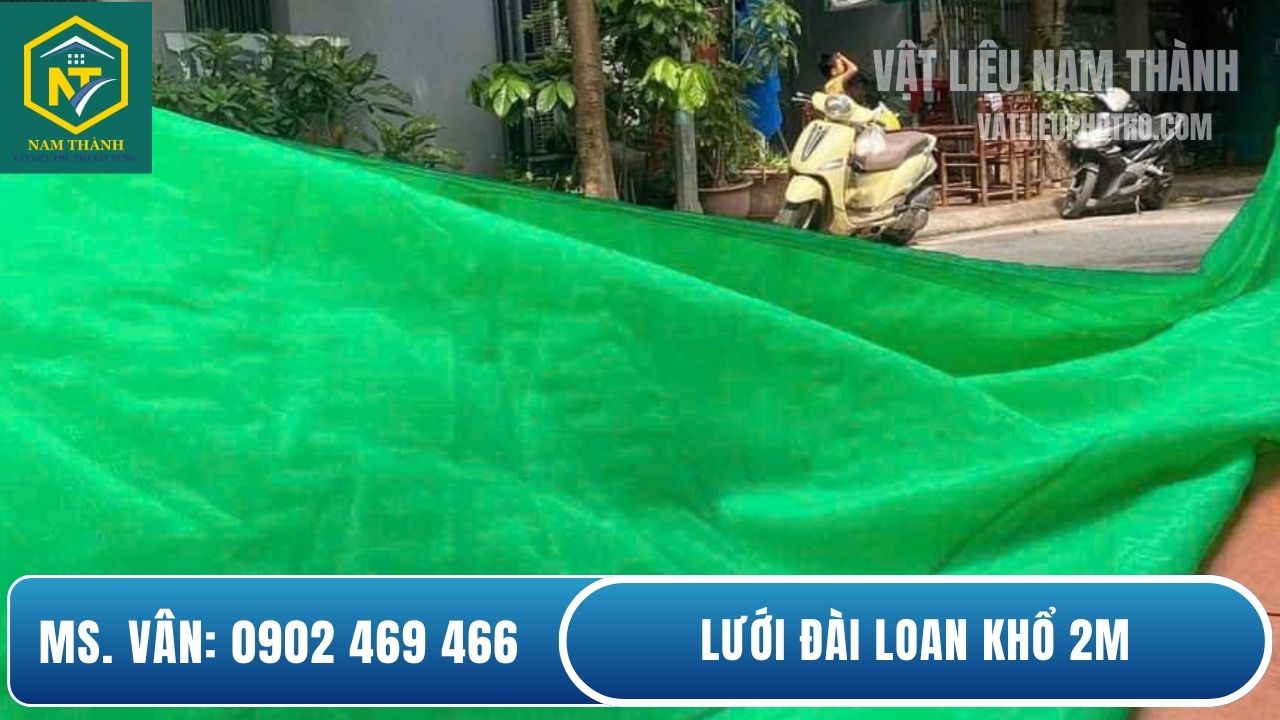 Lưới che nắng khổ 2m sợi tròn