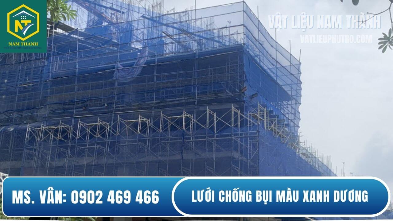 Lưới che xây dựng màu xanh dương