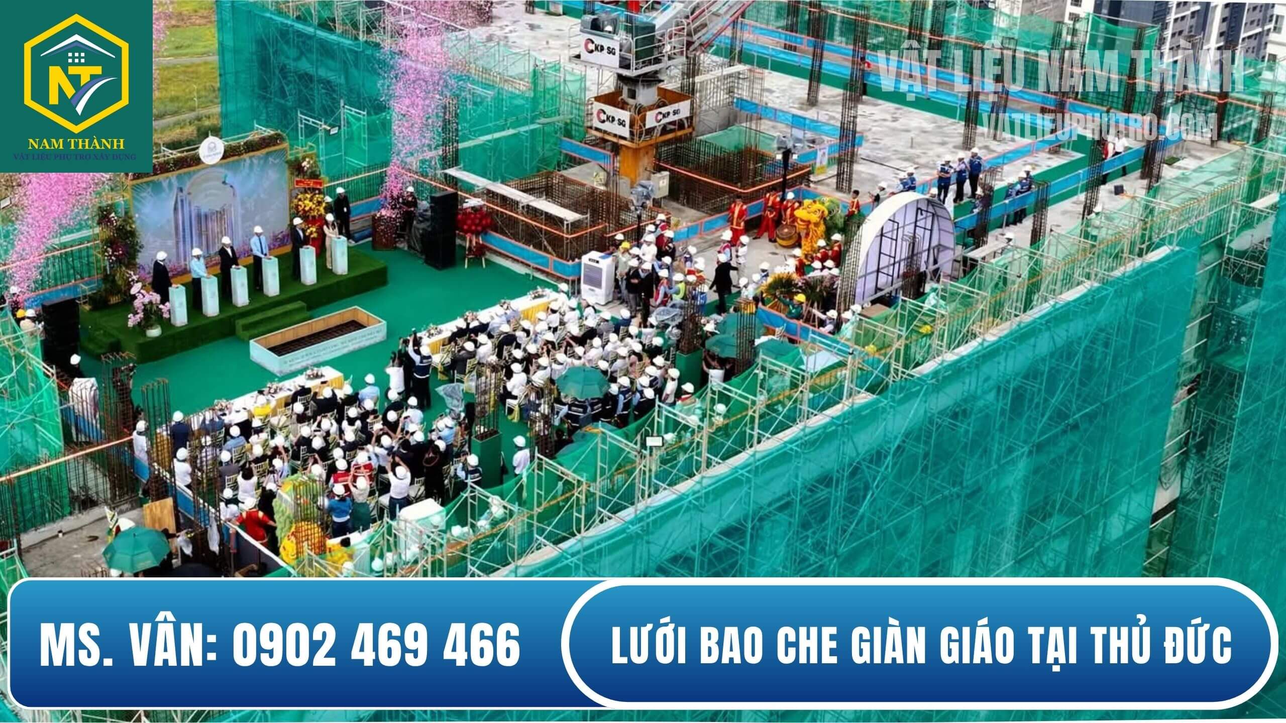 Lưới che xây dựng Thủ Đức