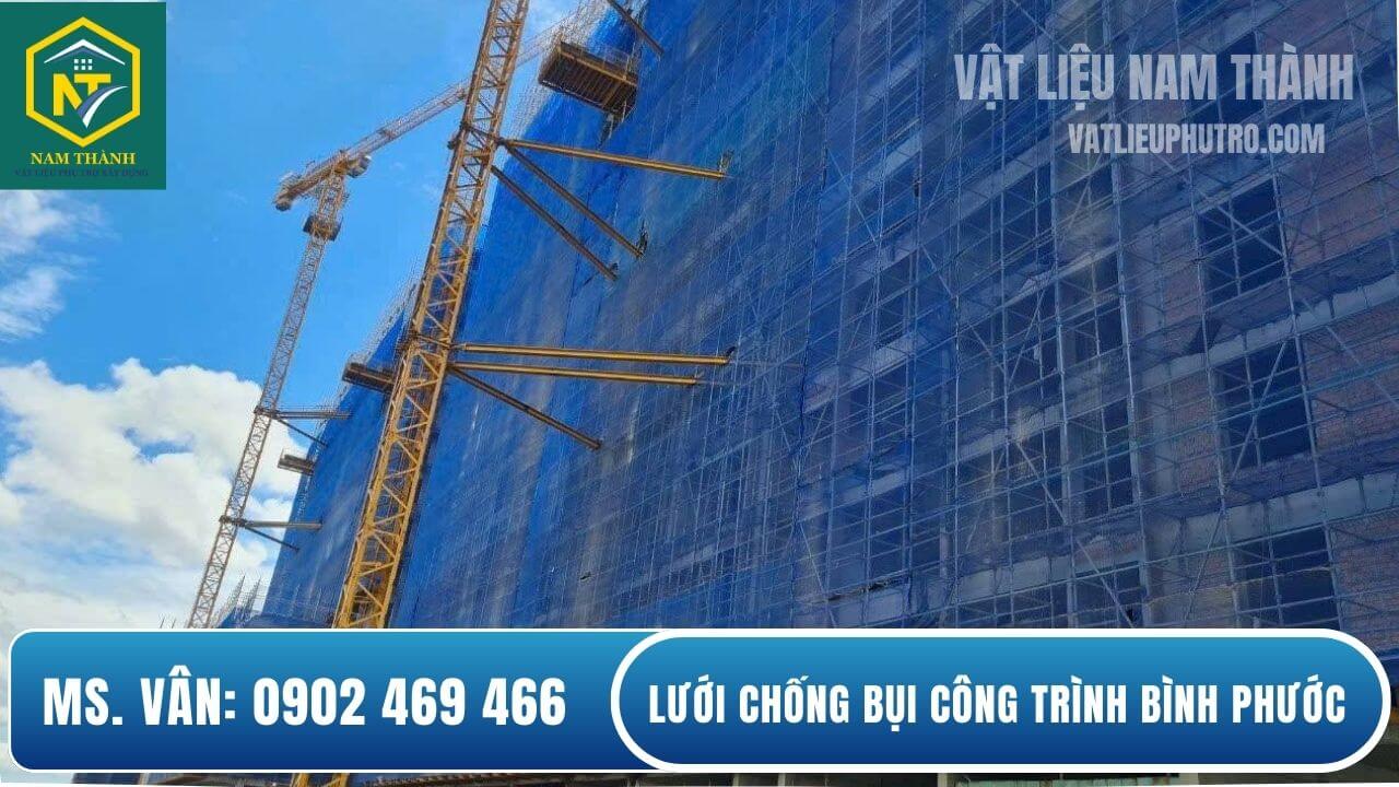 Lưới chống bụi công trình Bình Phước