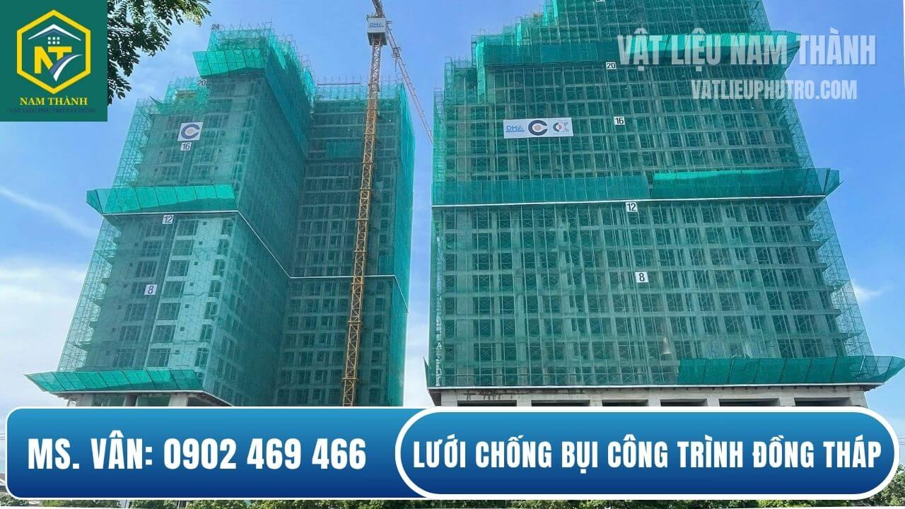 Lưới chống bụi công trình Đồng Tháp