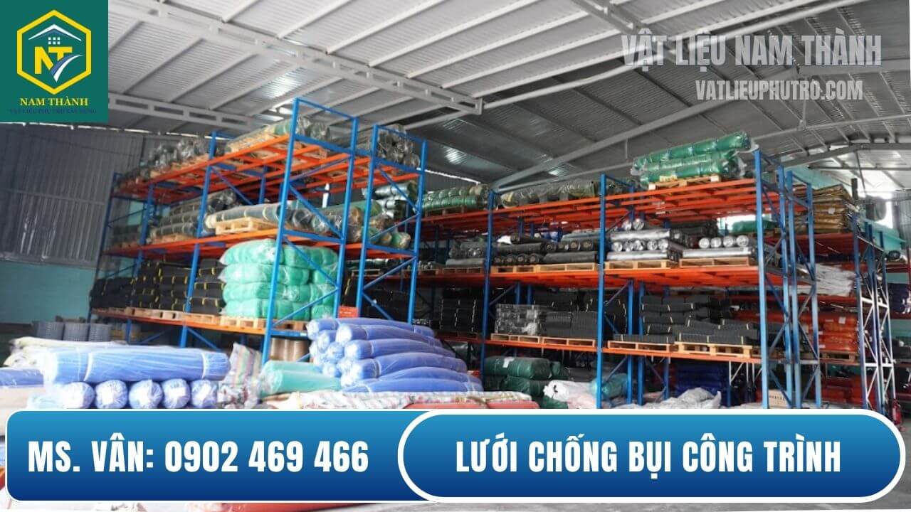 Lưới chống bụi công trình 