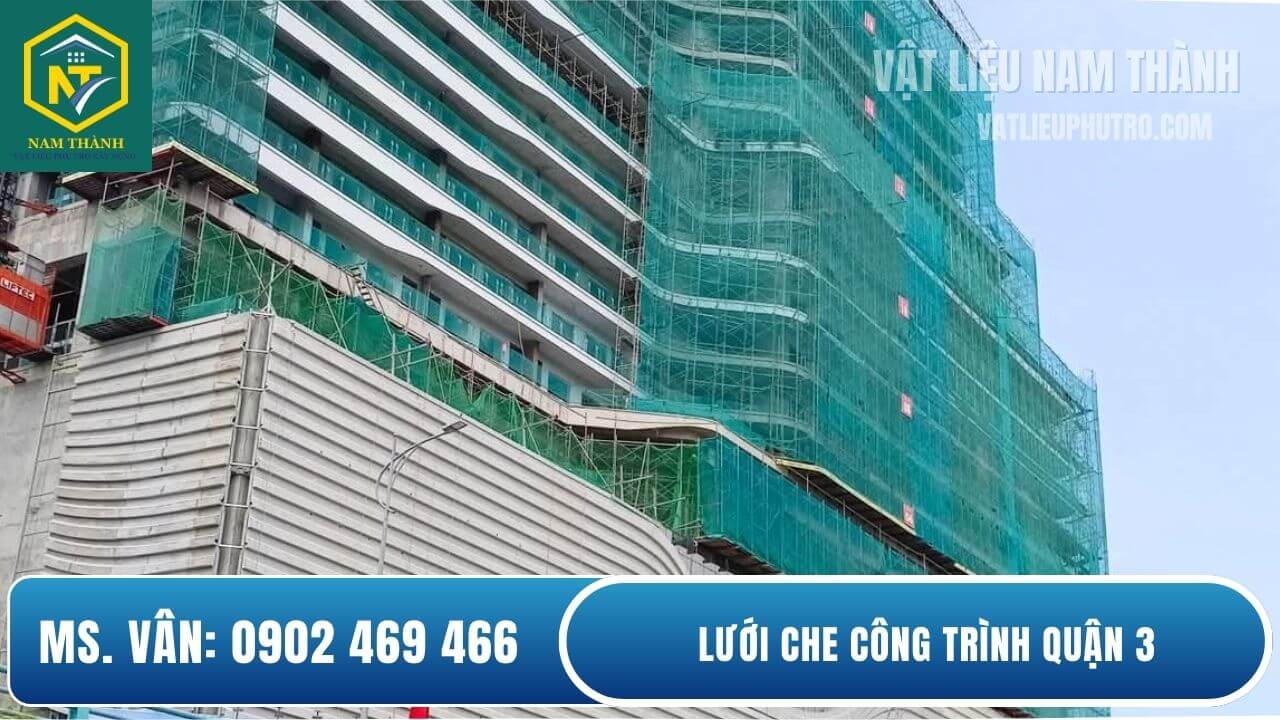 Lưới chống bụi công trình quận 3