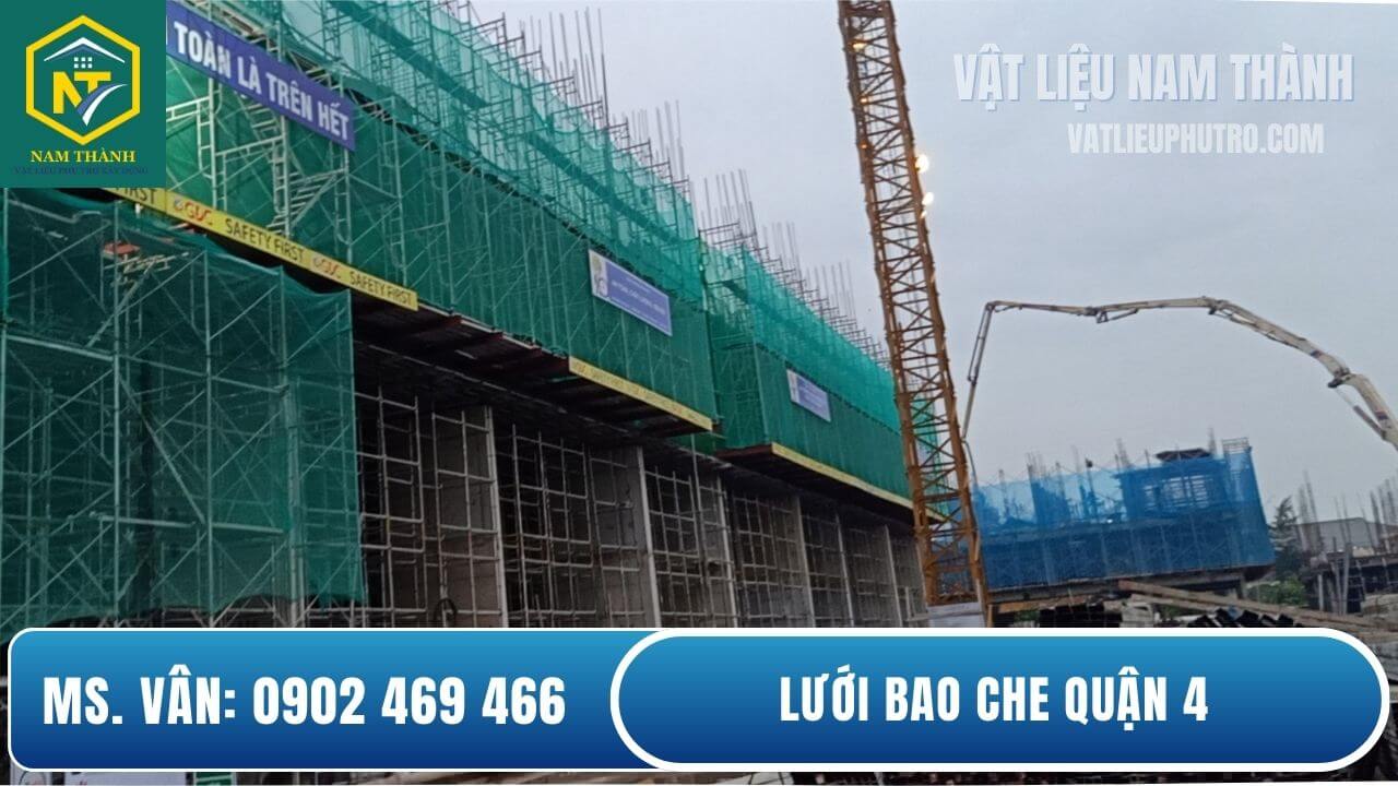 Lưới chống bụi công trình quận 4