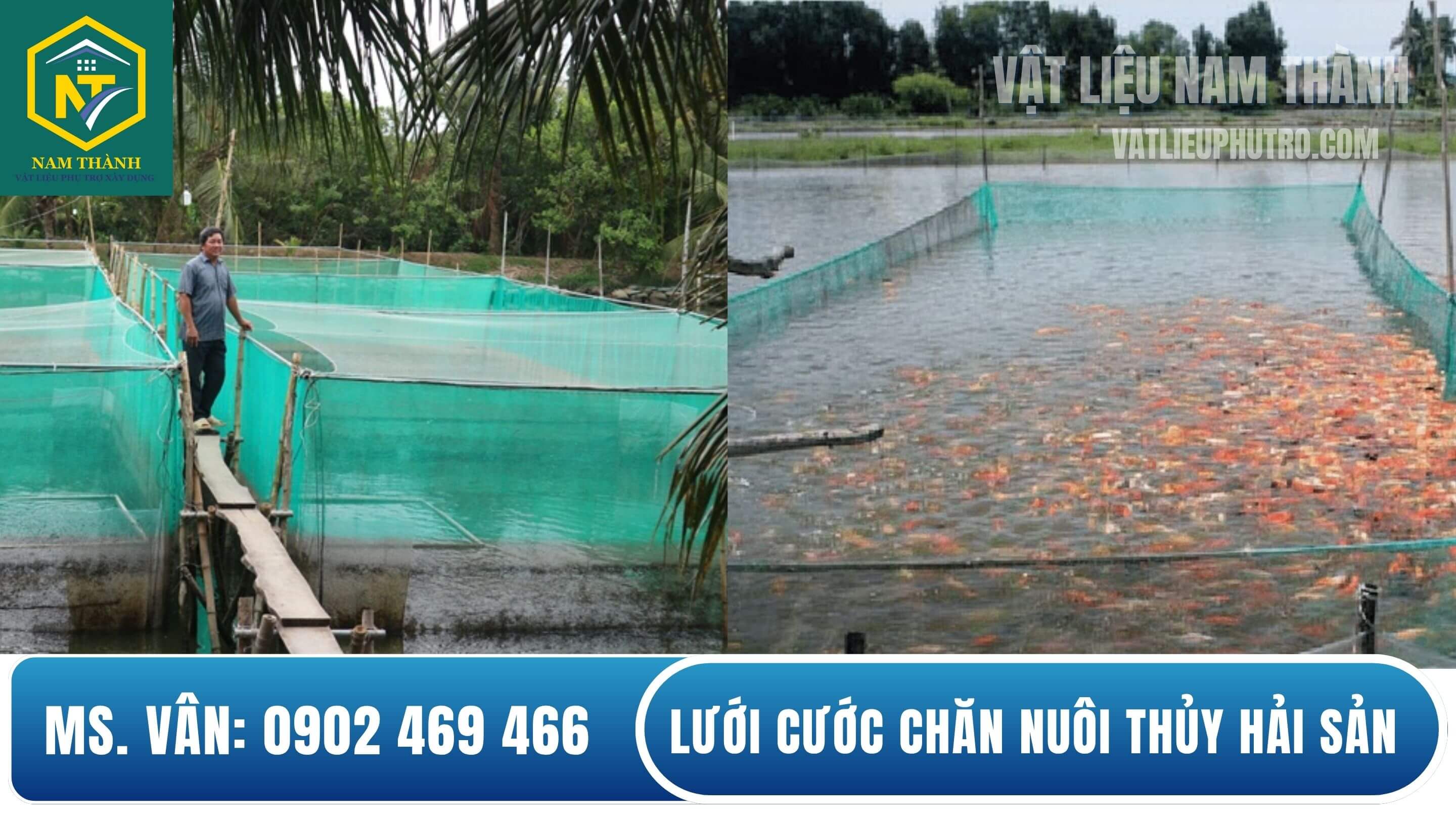 Lưới cước nuôi trồng thủy hải sản