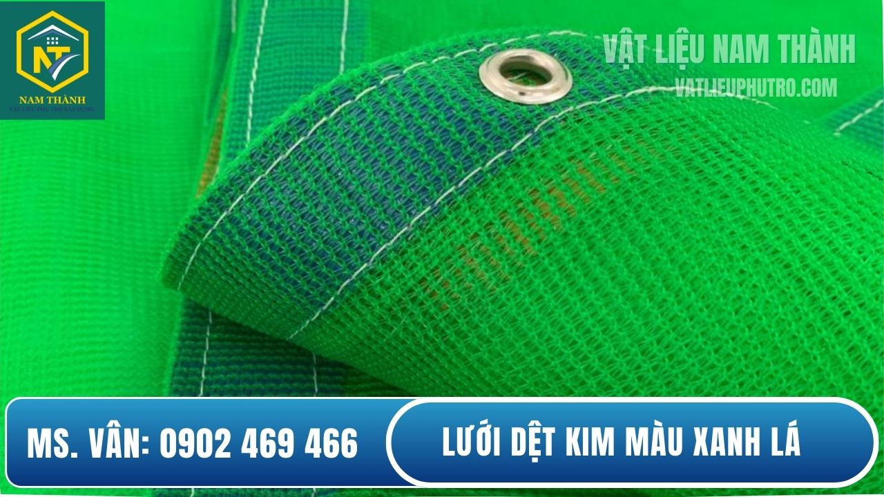Lưới dệt kim Đài Loan màu xanh lá