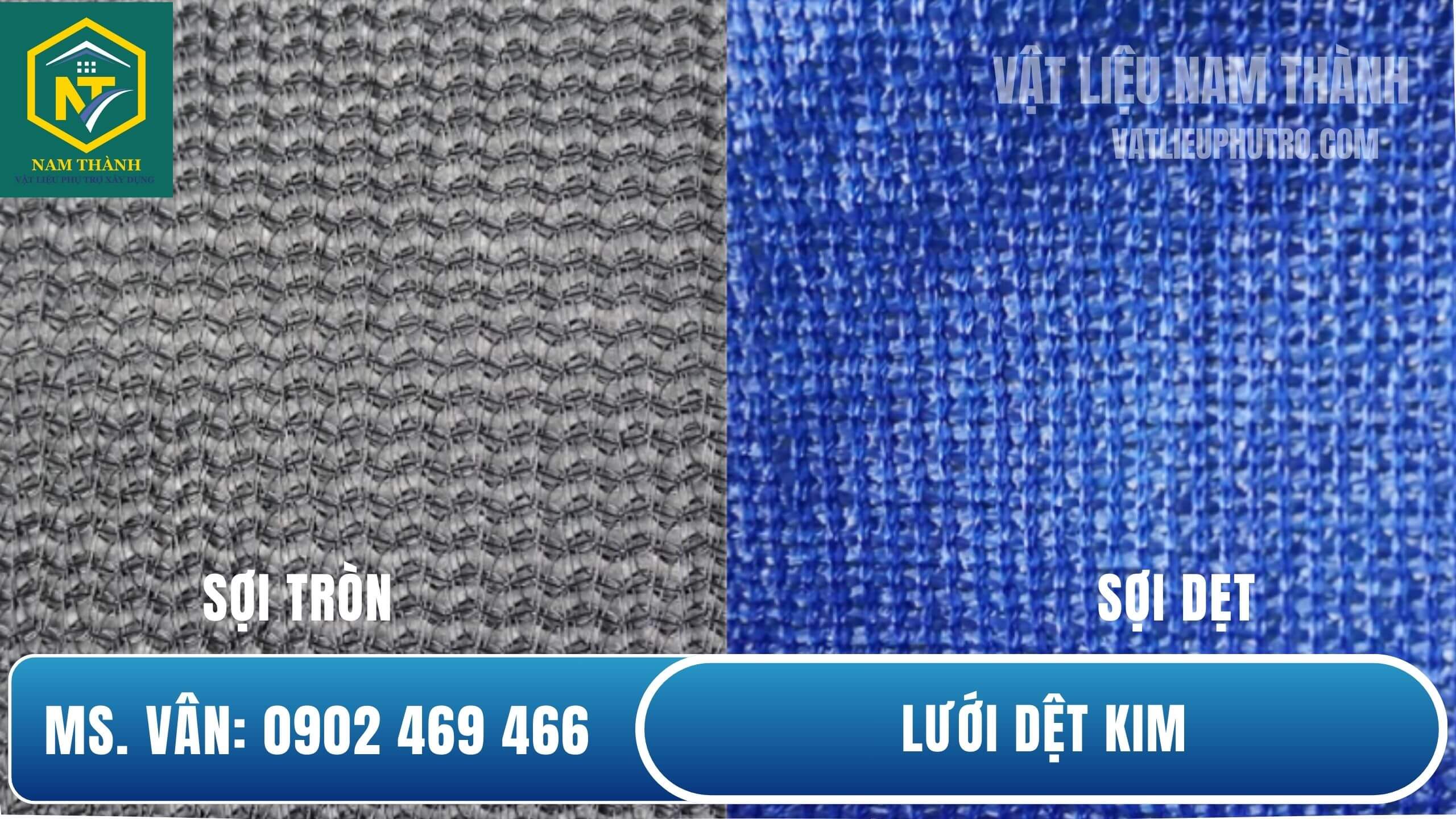 Lưới dệt kim sợi tròn và sợi dẹt