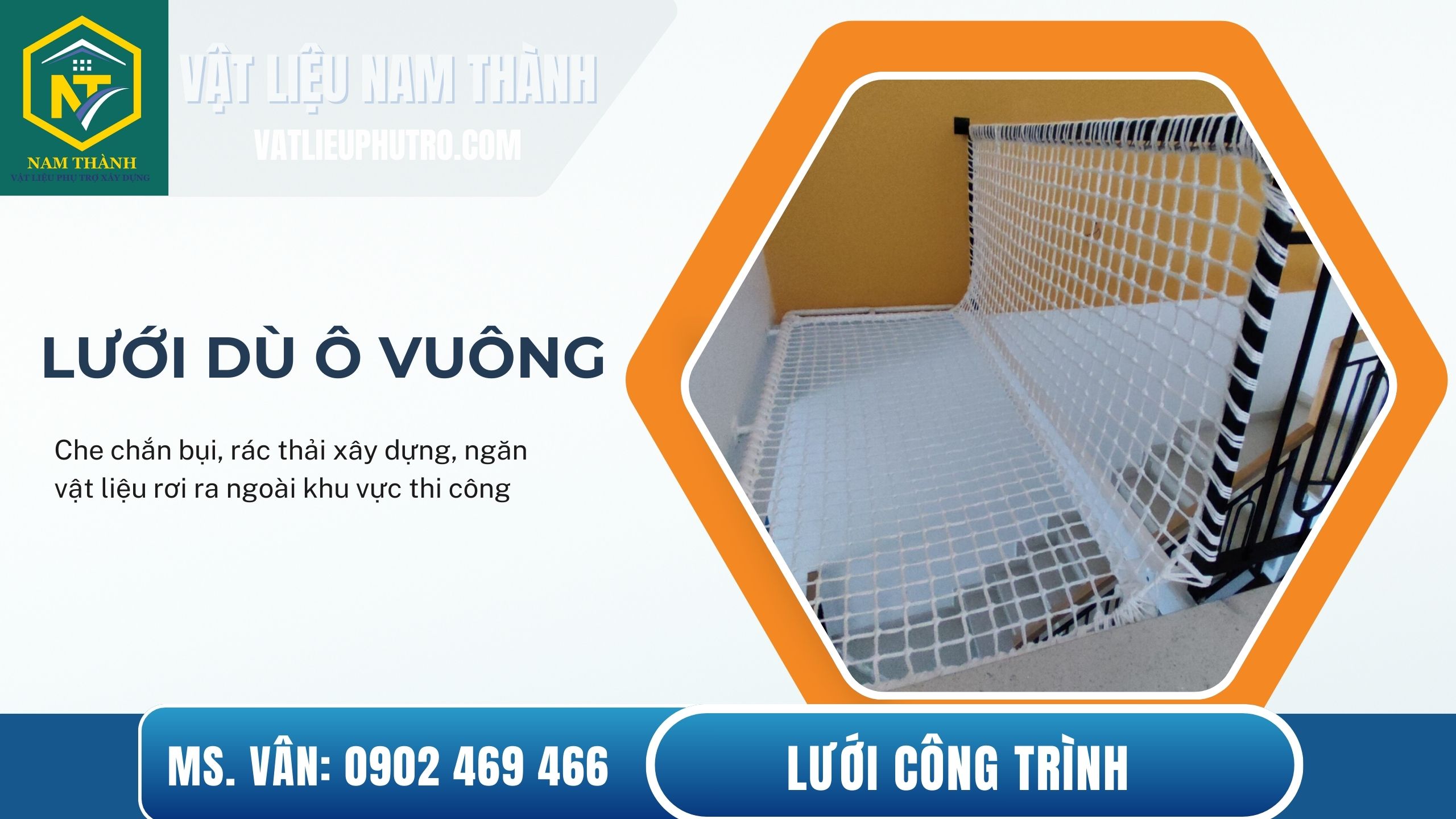 Lưới dù ô vuông