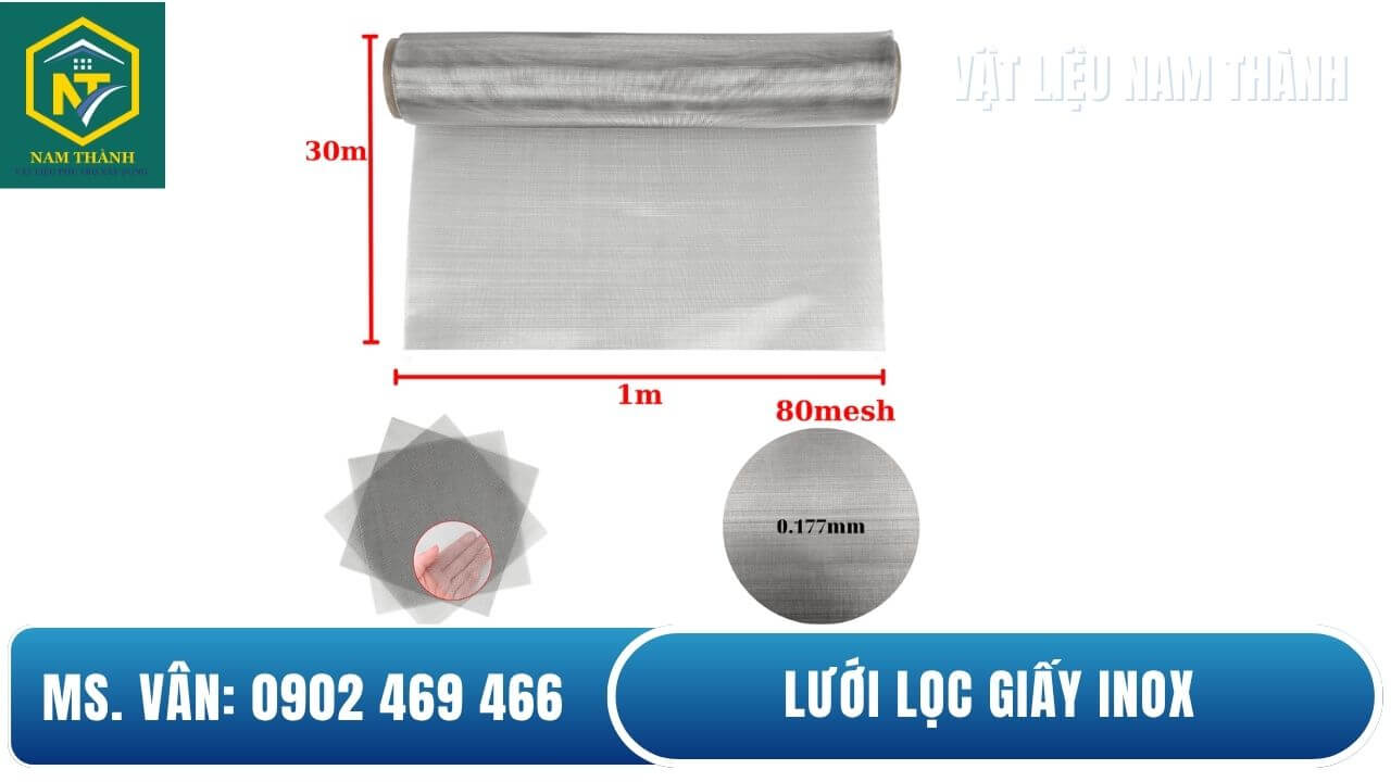 Lưới lọc giấy inox