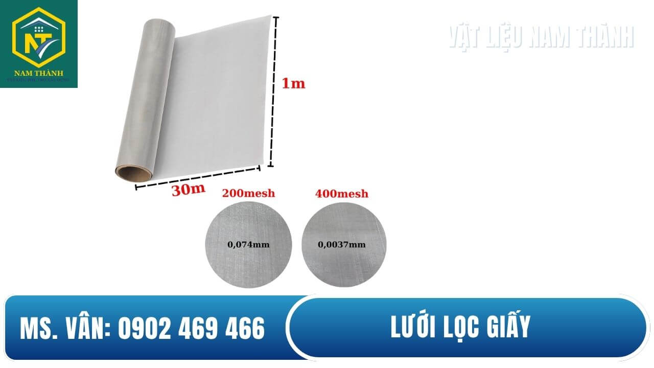 Lưới lọc giấy