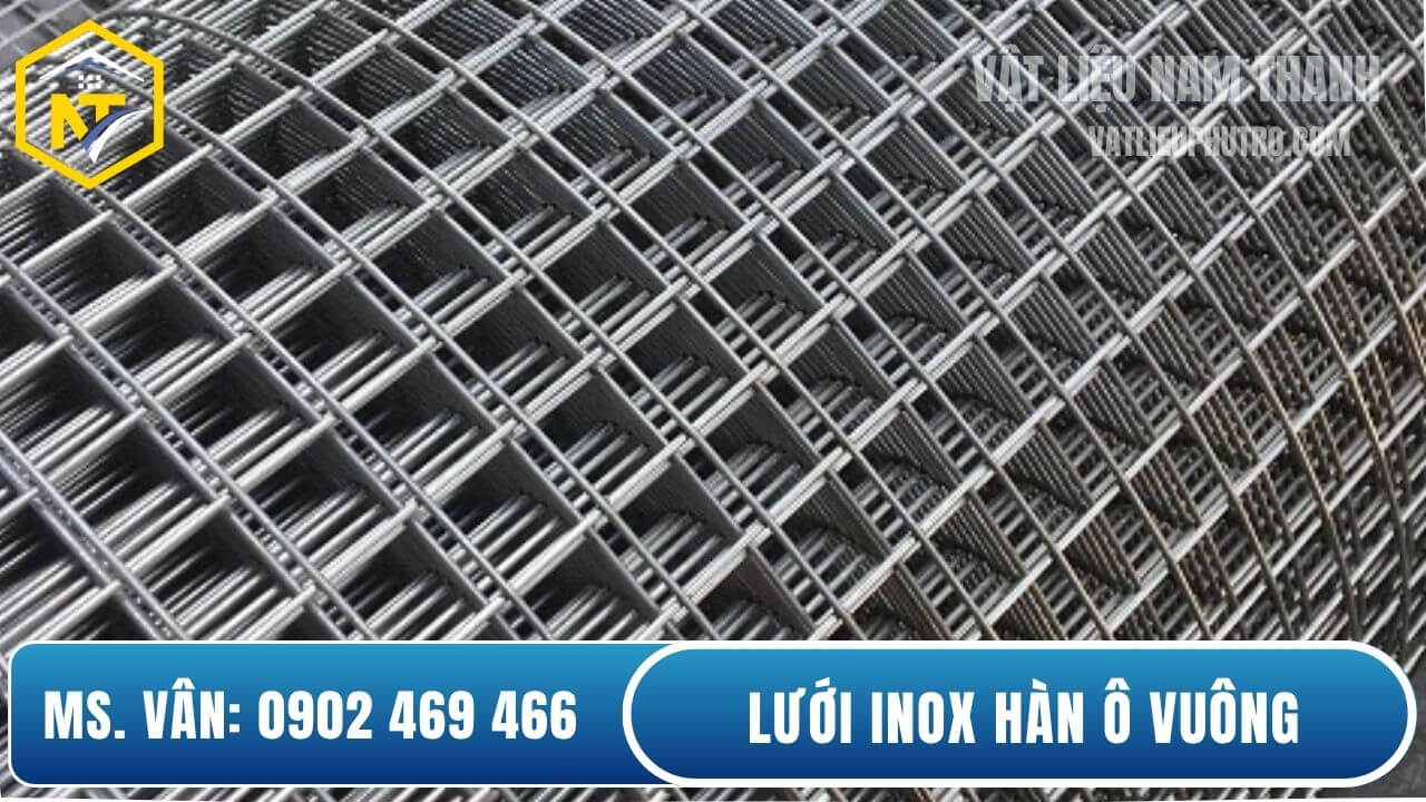 Lưới inox hàn ô vuông