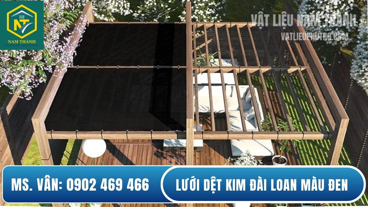 Lưới sợi tròn màu đen