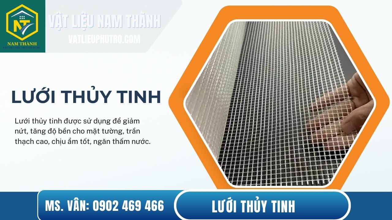 Lưới thủy tinh chống thấm