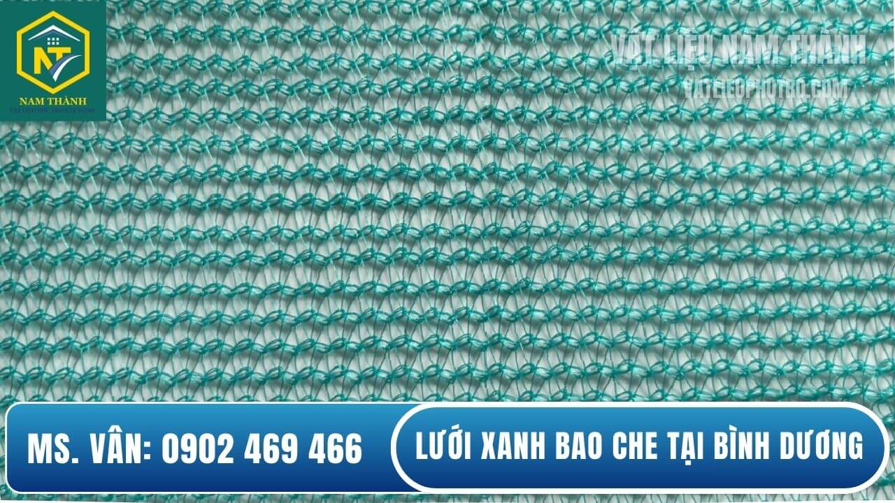 Lưới xanh bao che tại Bình Dương