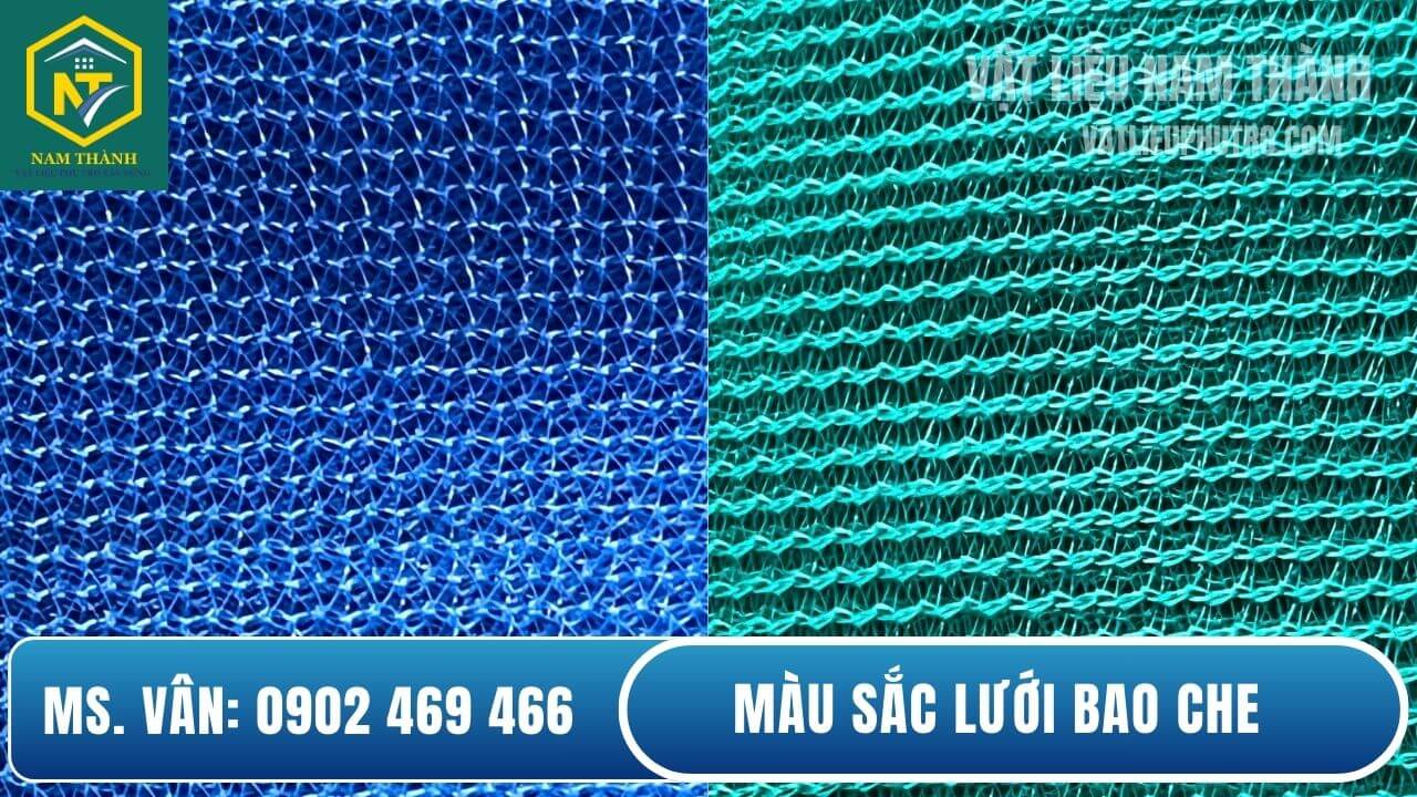 Màu sắc lưới bao che