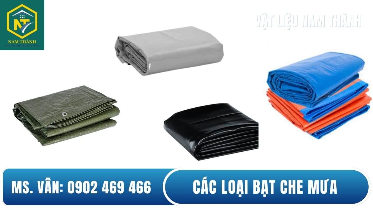Các loại bạt che mưa thường được gia công tại kho Nam Thành