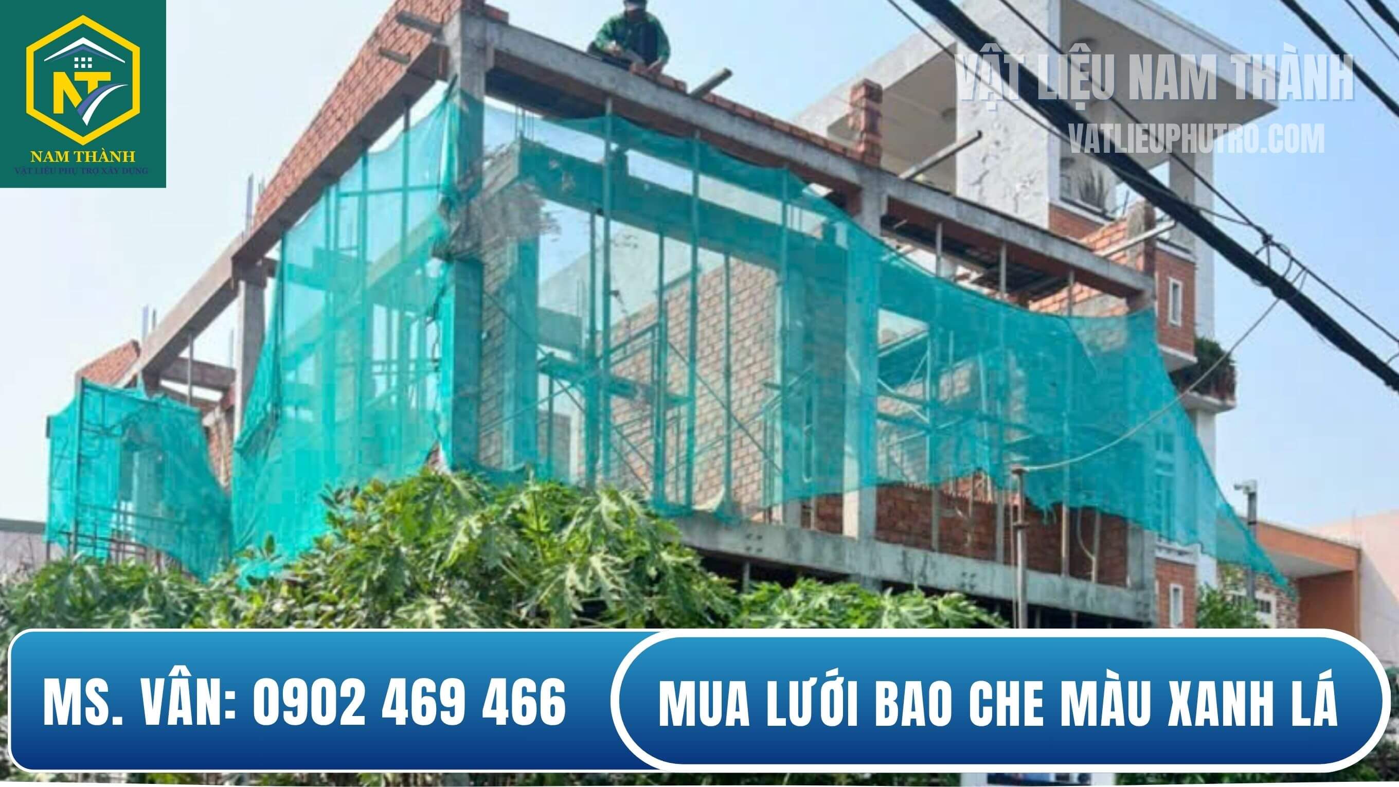 Mua lưới bao che màu xanh lá